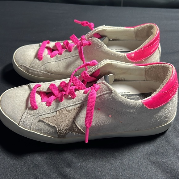 Golden Goose Pink tan suede Superstar 36 - Picture 8 of 11